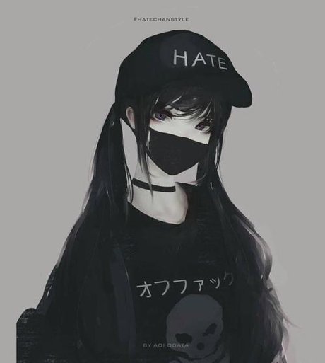 黑色系高冷嗜血头像女