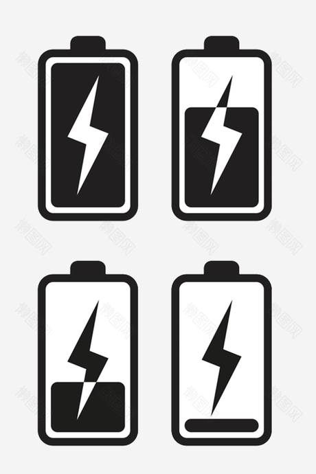 电池低电量图标图片免费下载_高清png素材_图精灵