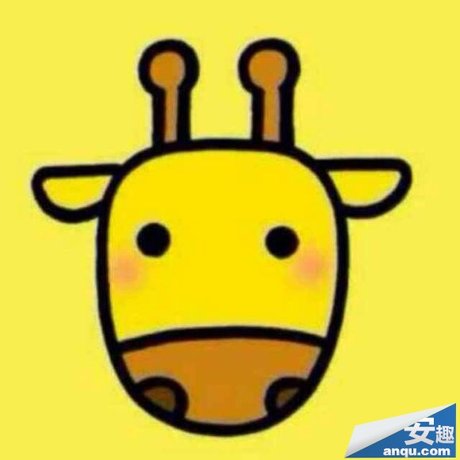 长颈鹿卡通头像图片