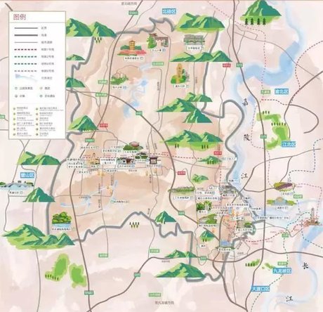 重庆沙坪坝:人文旅游地图系列之 抗战遗址一览