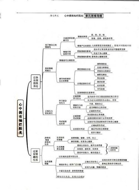 八年级下册政治第三 单元思维导图