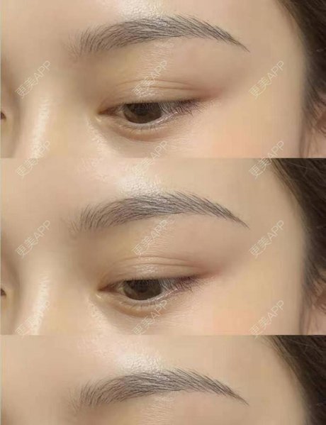 韩式半永久纹眉海报 盐步纹唇纹眉-m美韩式半永久定妆-留色自然图片