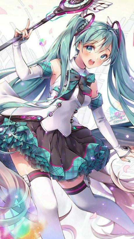 初音未来二次元性感 动漫美女     手机壁纸合集
