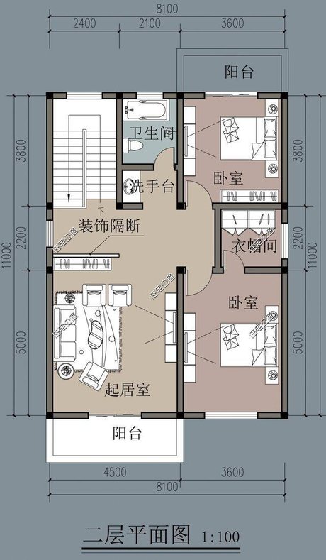 农村自建平房设计图_360图片