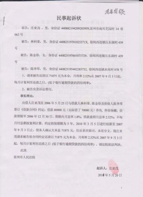 诉讼书模板 民事诉讼状范文样本 民事诉讼书模板 起诉状模板 欠款起诉