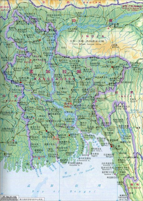 相关搜索 孟加拉国地图中文版 孟加拉国地图位置 孟加拉国地理位置