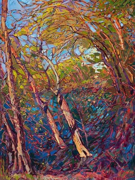 色彩纯度最高,明度对比最强的美国艺术家 erin hanson