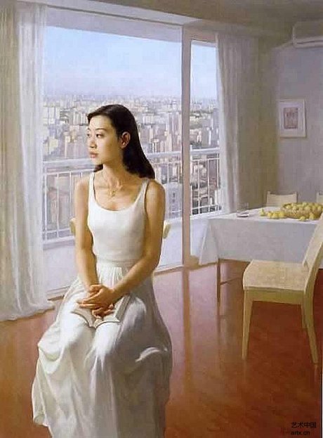 翁伟美女油画欣赏 翁伟油画欣赏 翁伟油画 翁伟油画人物欣赏
