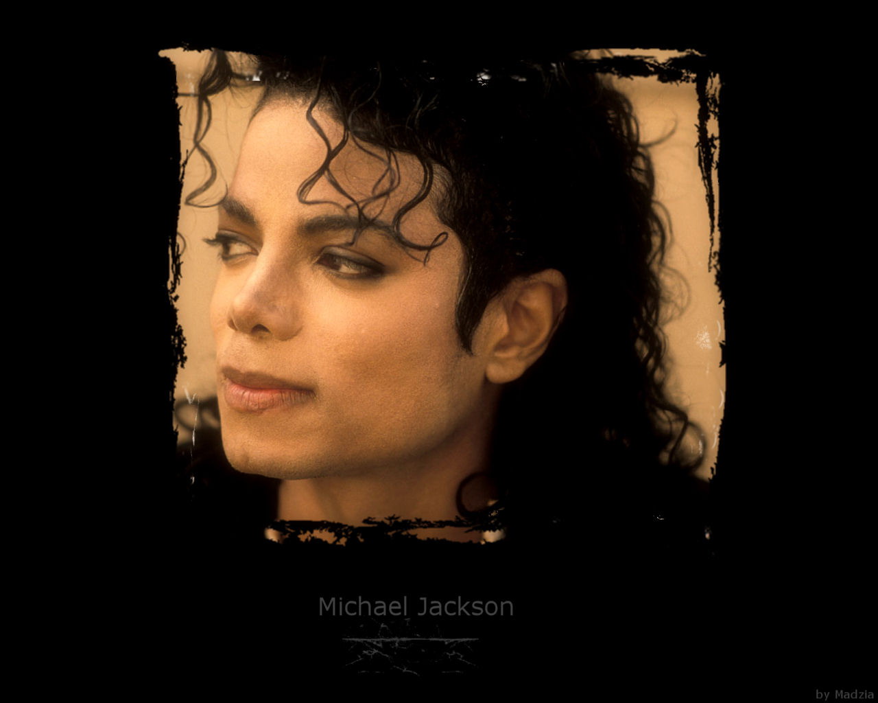 杰克逊 高积逊 michael jackson 网友制作壁纸 .