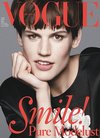 登上《Vogue》杂志德国版2013年3月号封面,摄...