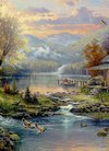 托马斯·金凯德,天堂,风景绘画壁纸