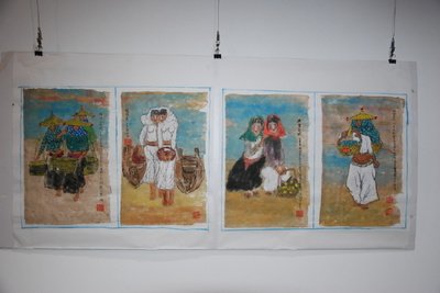 孙氏宗亲孙林扶正祛邪画展在福建七彩艺文会