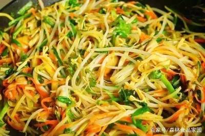 豆芽豆腐皮怎么炒好吃