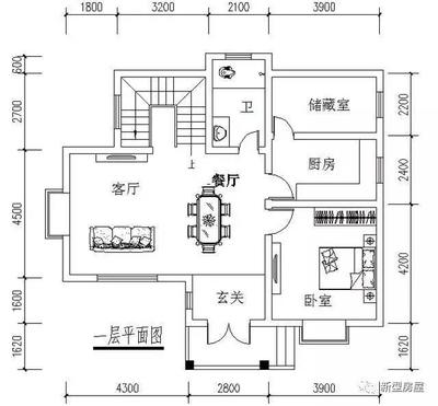 农村厨房大小