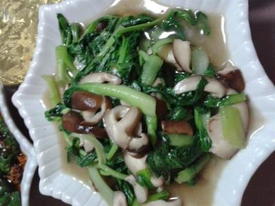 小青菜和香菇的做法