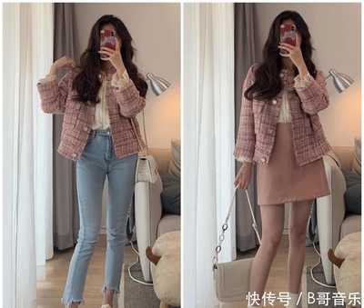 小香风上衣如何搭配