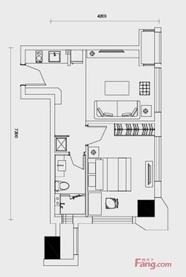 大连嘉和广场公寓户型,嘉禾广场公寓平面图