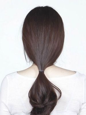 长发如何扎成短发