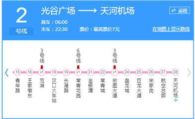 武汉火车站几号线地铁