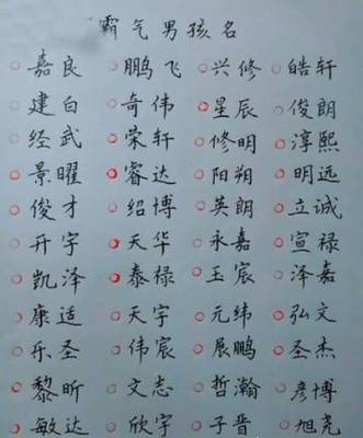 才字辈男孩起名