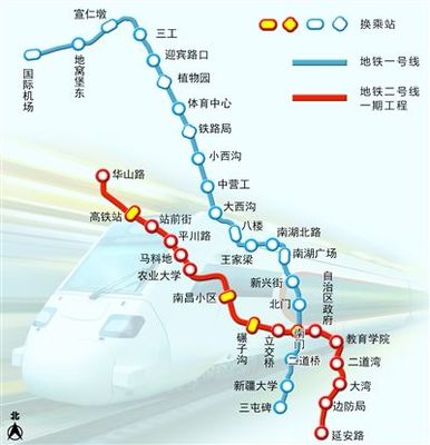 乌鲁木齐市地铁1号线