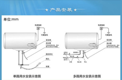 海尔统帅热水器说明书