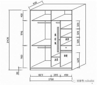 衣柜标准深度