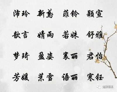 姓林取什么名字好听