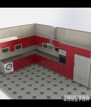 3d立体的橱柜画