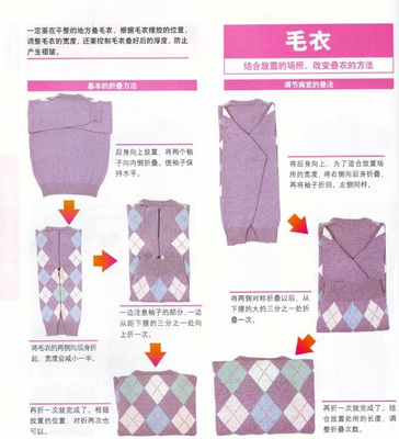 长袖t恤怎么叠? 长袖衣服叠法