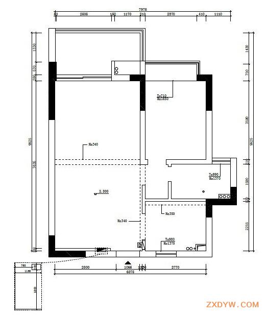 二层老房子改造案例 55平