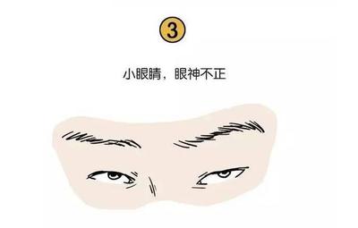 眼睛小面相