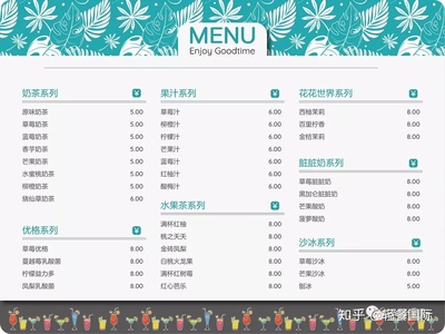 菜单设计的原则