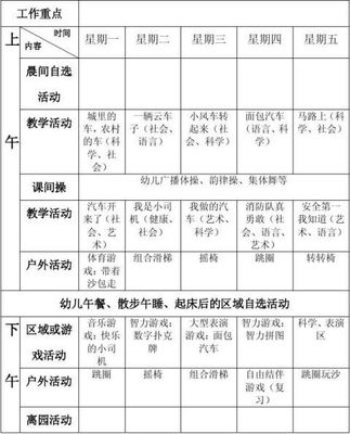 中班10月月计划怎么写