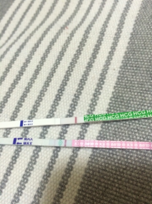 试纸双杠一定怀孕吗