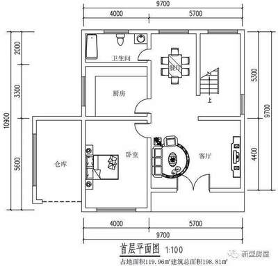 农村厨房卫生间布局图