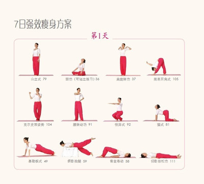 减肥的姿势