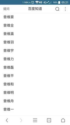 维字辈取名字大全