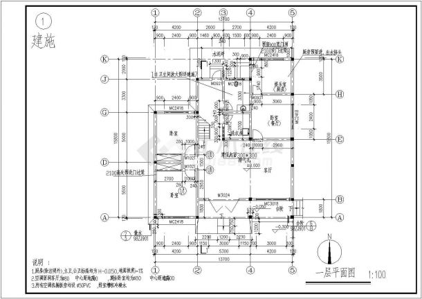 建筑图kl3 1表示什么