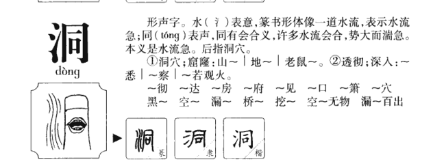 洞五行属什么