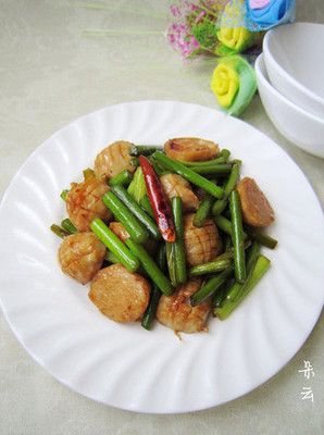 蒜苔肉丸的做法大全家常