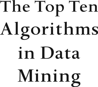 数据挖掘十大算法分析
