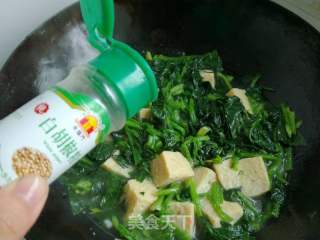 菠菜冻豆腐的做法大全家常