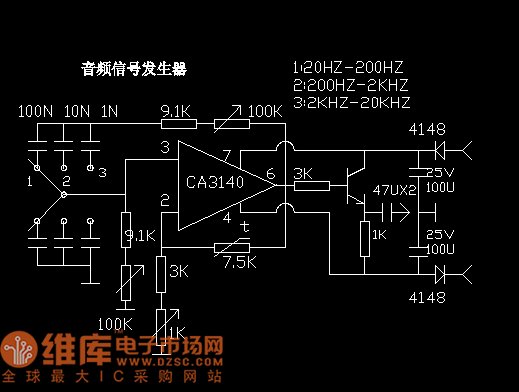 文氏振荡音频信号发生器原理