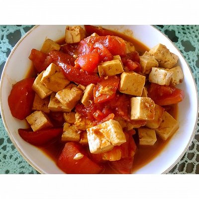 番茄炖豆腐的做法