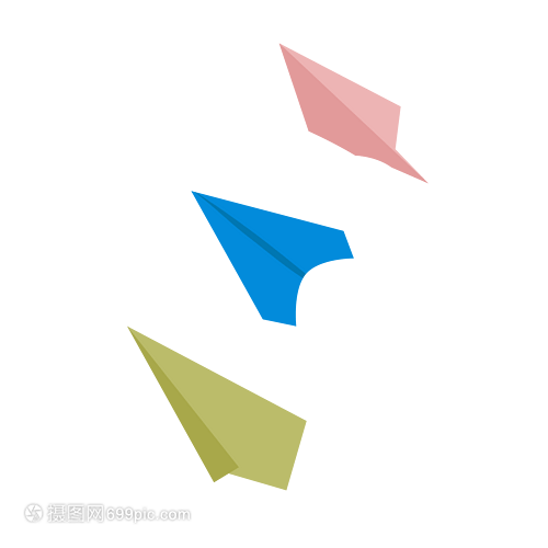 纸飞机颜色