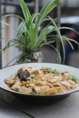 香菇烩豆腐