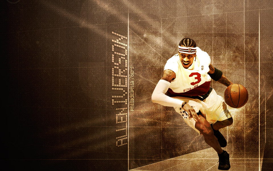 阿伦·艾弗森(allen iverson)桌面壁纸