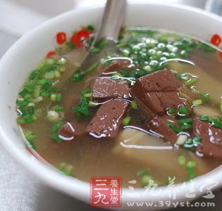 菠菜猪血粥的做法大全家常