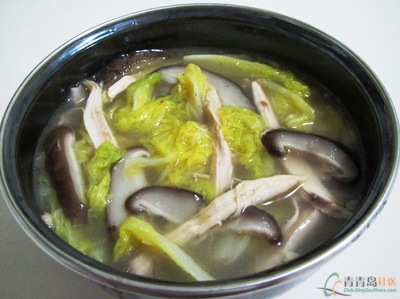 娃娃菜炖香菇